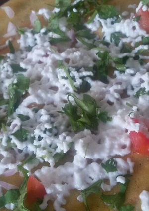 A picture of Paneer cheela.