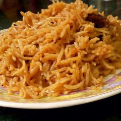 A picture of Korma biryani.