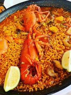 Una foto de Arroz con bogavante