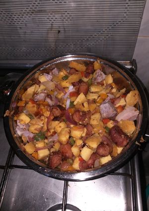 A picture of Ngwaci Sausage #CHARITYRECIPE #4weekschallenge.