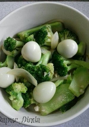 Foto resep Cah Brokoli Telur Puyuh