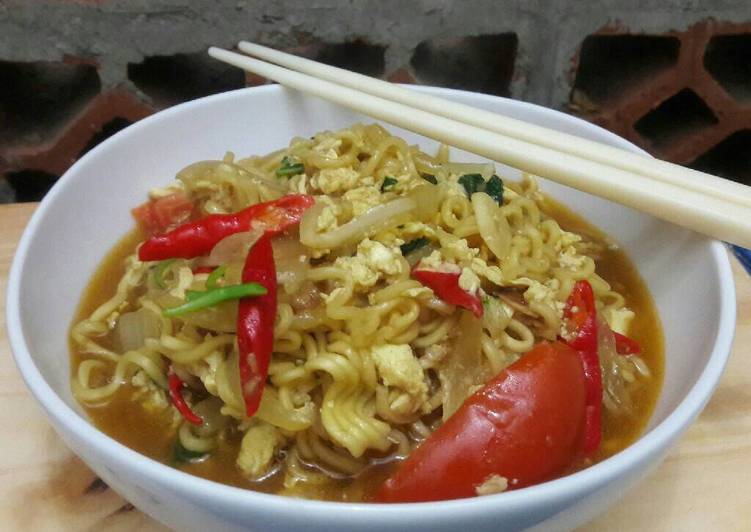 Resep Mie Tek Tek Kuah Bumbu Iris #pr_anekamieberkuah yang Bisa Manjain Lidah