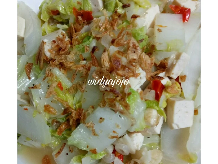 Cara Mudah Membuat Resep Tumis Sawi Putih dan Tahu yang Enak Banget Anti Ribet, Lezat Sekali