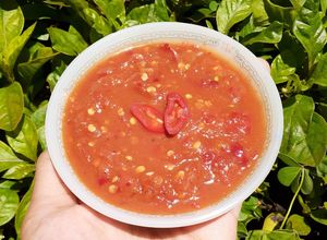 Foto resep Sambal tomat terasi (sambal mentah seger)