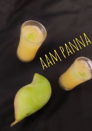 A picture of Khatta Meetha Aam Panna.