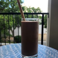 Chocolate and Peanut Butter Smoothie A picture of Chocolate and Peanut Butter Smoothie.