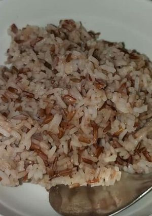 Hình của món Cơm gạo lứt cho người muốn giảm cân_phiên bản nồi cơm điện.