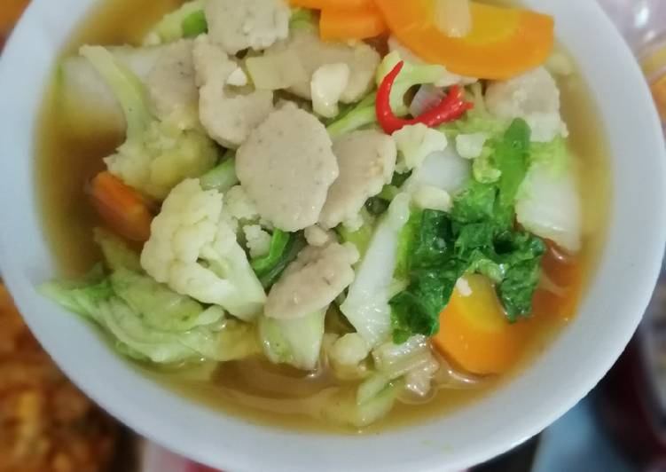 Resep Capcai kuah Anti Gagal