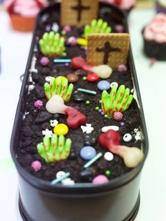 Una foto de Tarta de galletas Oreo para Halloween 👻