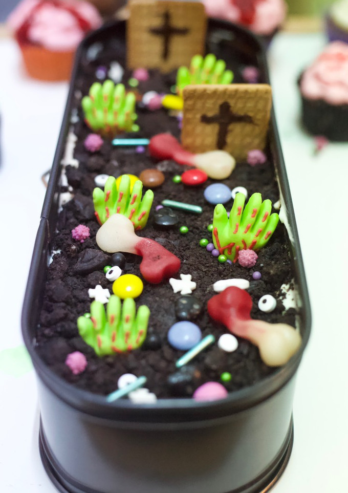 Una foto de Tarta de galletas Oreo para Halloween 👻