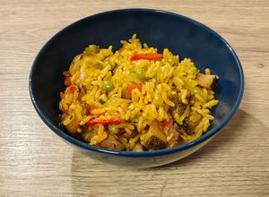 Una foto de Sartén de arroz con guanciale