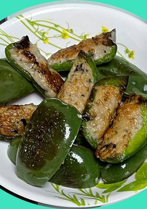 釀青椒（紅椒、黃椒或虎皮椒） 的食譜成品照片