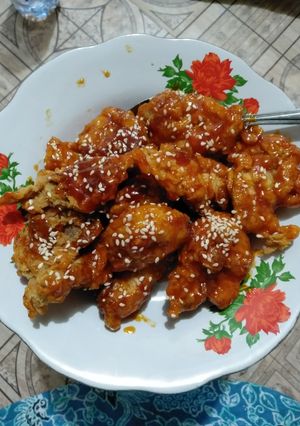 Foto resep Ayam Goreng Korea
