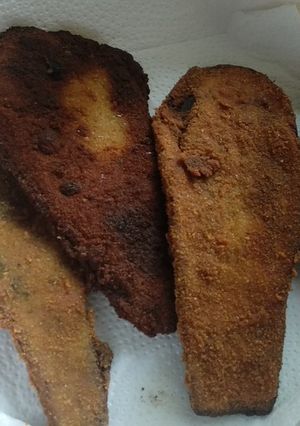 Una foto de Milanesas de Berenjenas 🍆😍
