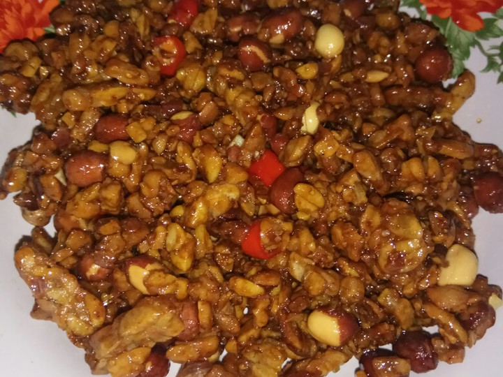 Standar Bagaimana cara memasak Tempe orek kacang tanah  spesial