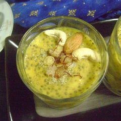 A picture of Mango Chia Pudding.