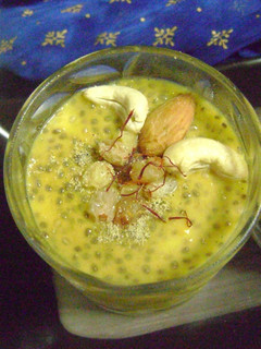 A picture of Mango Chia Pudding.
