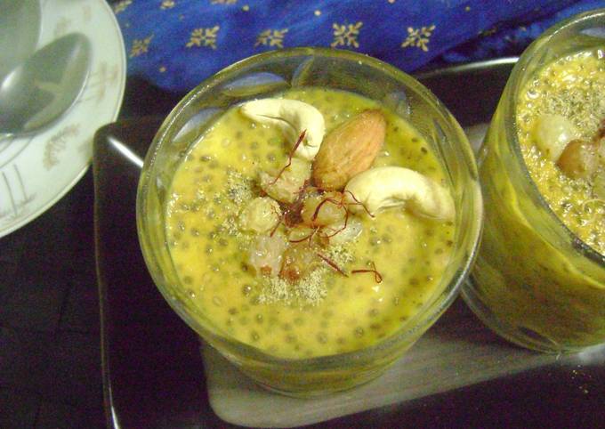 Steps to Prepare Jamie Oliver Mango Chia Pudding