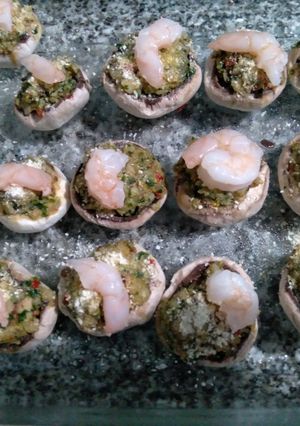 Una foto de Champiñones rellenos ¡!¡!