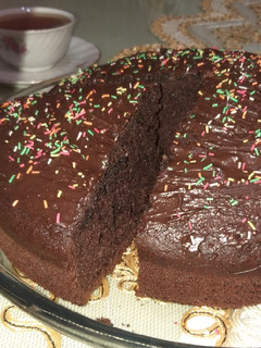 عکسی از دستور کیک شکلاتی 🍰