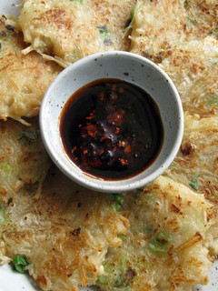 A picture of Enoki ‘Mochi’ Pancakes.