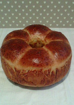 Kalács kuglóf formában sütve recept fotója