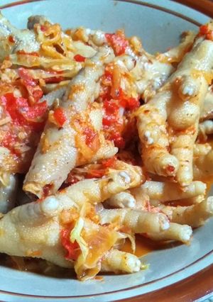 Foto resep Seblak ceker pedas