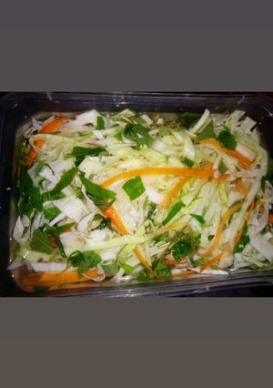 Hình của món Bắp cải muối cà rốt.
