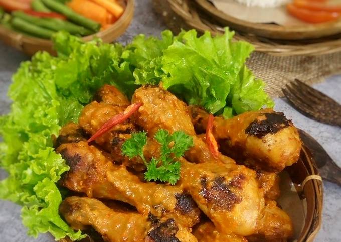 Resep Ayam Panggang Bumbu Rujak Anti Gagal