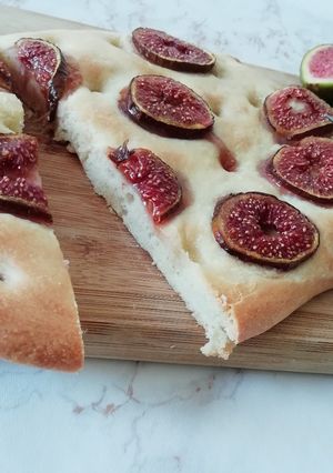 Une photo de Foccacia aux figues