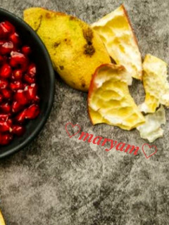 عکسی از دستور ماسک پوست انار و گلاب