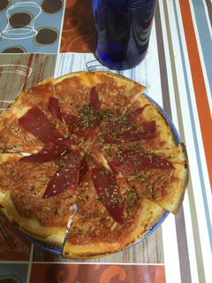 Una foto de Pizza baja en calorías