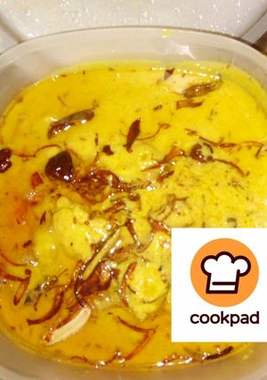 A picture of Dhaba style curry pakora.