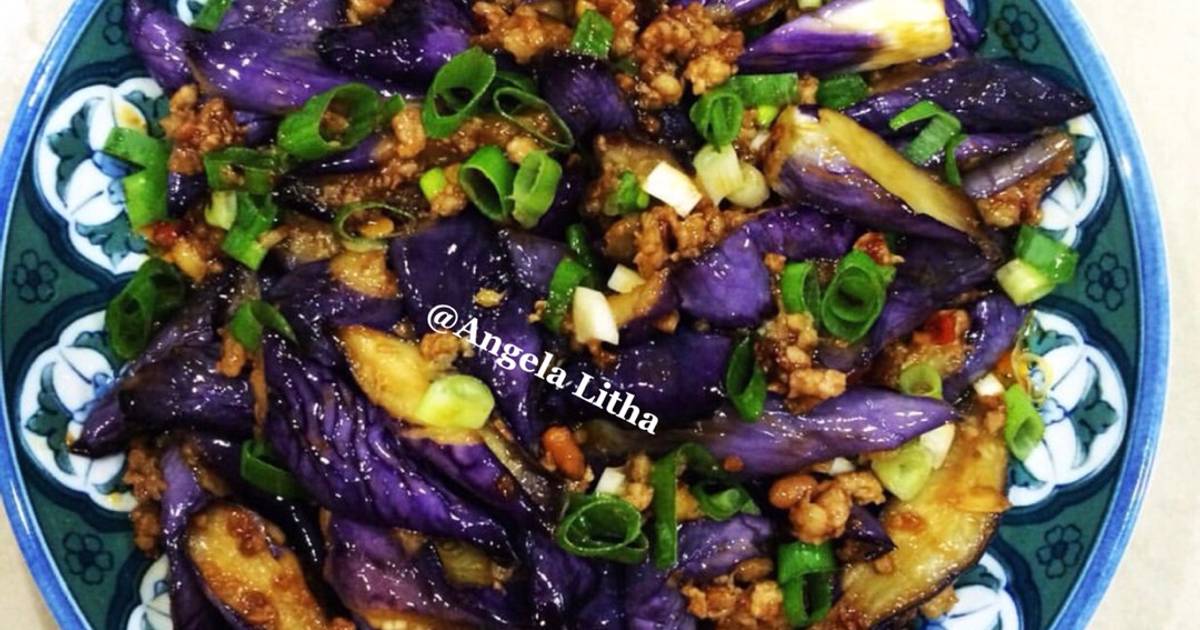 Resep Tumis Terong Daging Yi Siang Jiecek Taiwan Food Oleh Angela Litha Cookpad