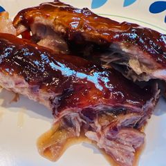 A picture of Peppered BBQ St.Louis Ribs.