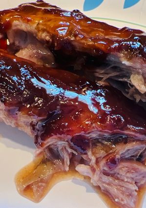 A picture of Peppered BBQ St.Louis Ribs.