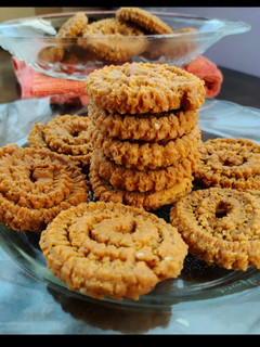 A picture of Chakli or Murukku.