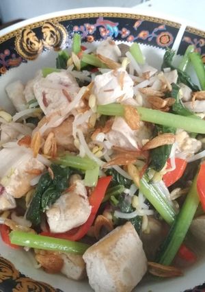 Foto resep Tumis Sawi dan Tahu