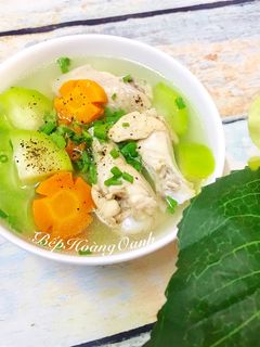 Hình của món Canh Bí Đao Nấu Gà.