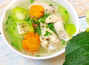 Hình của món Canh Bí Đao Nấu Gà.