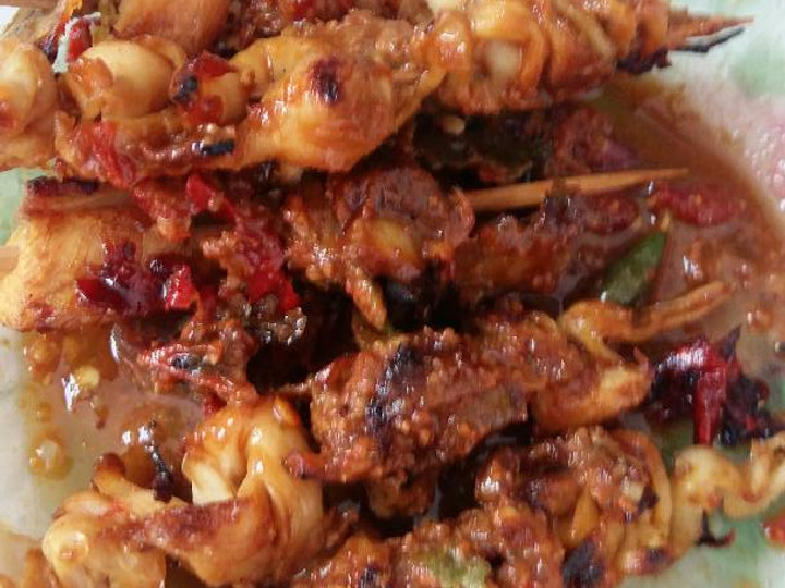 Anti Ribet, Bikin Sate Jamur bumbu Kacang Sederhana Dan Enak