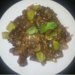 A picture of Beef chilli dry.
