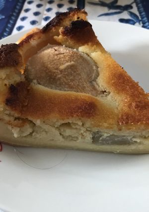 Une photo de Tarte aux poires à la crème d’amande