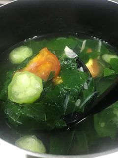 Foto resep Sayur bening katuk dan oyong