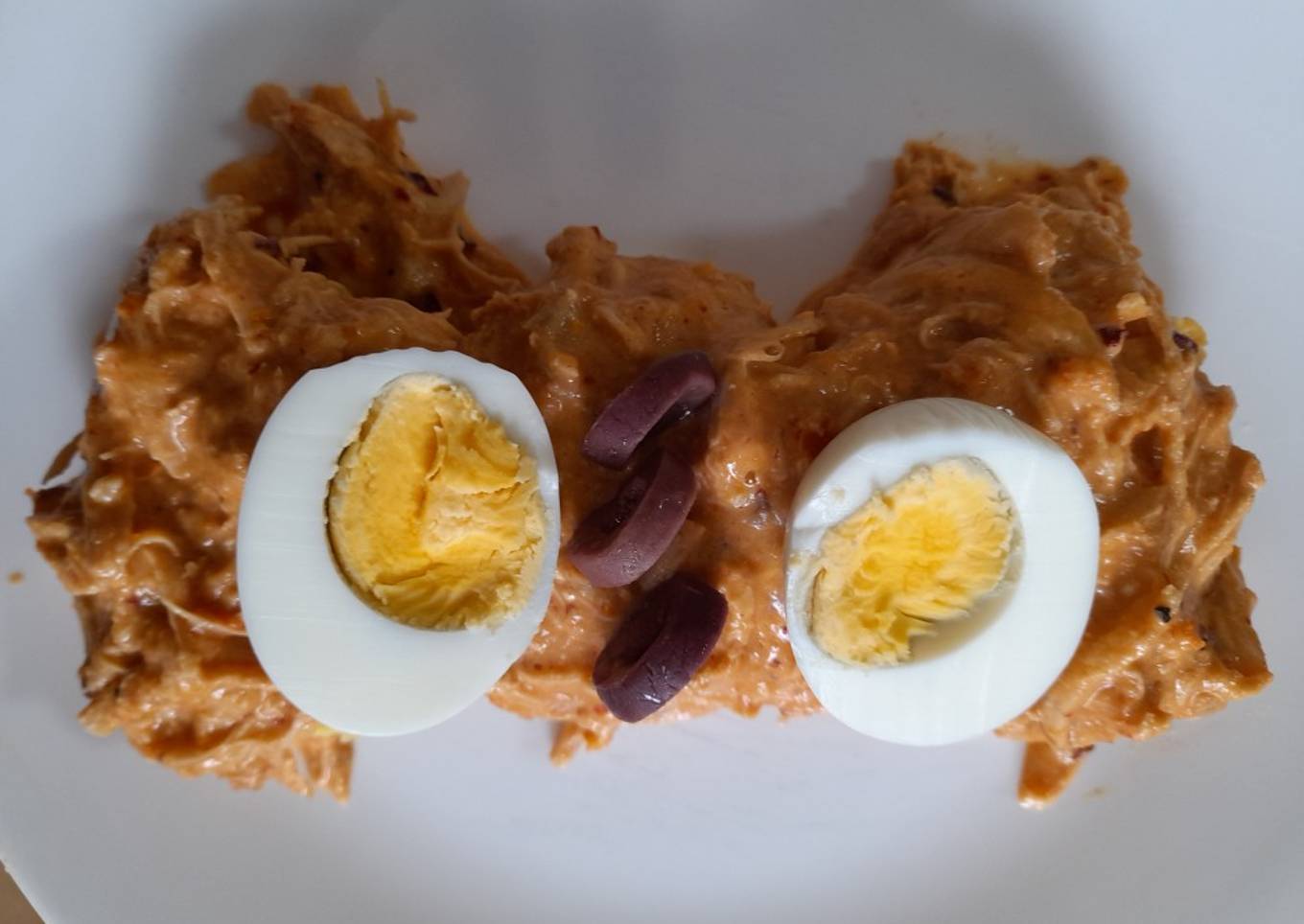 Ají de Gallina (pero en mi casa no es amarillo 🤷♀️)