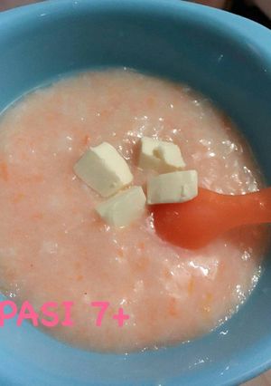 Foto resep Bubur Bayi Wortel Keju Belcube 👶 MPASI