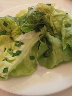 Újhagymás saláta recept fotója