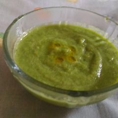 A picture of Mooli ki chutney.