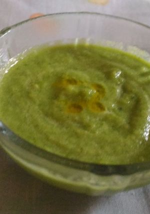 A picture of Mooli ki chutney.