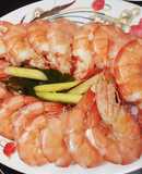 Tôm hấp sả lá chanh cực ngon